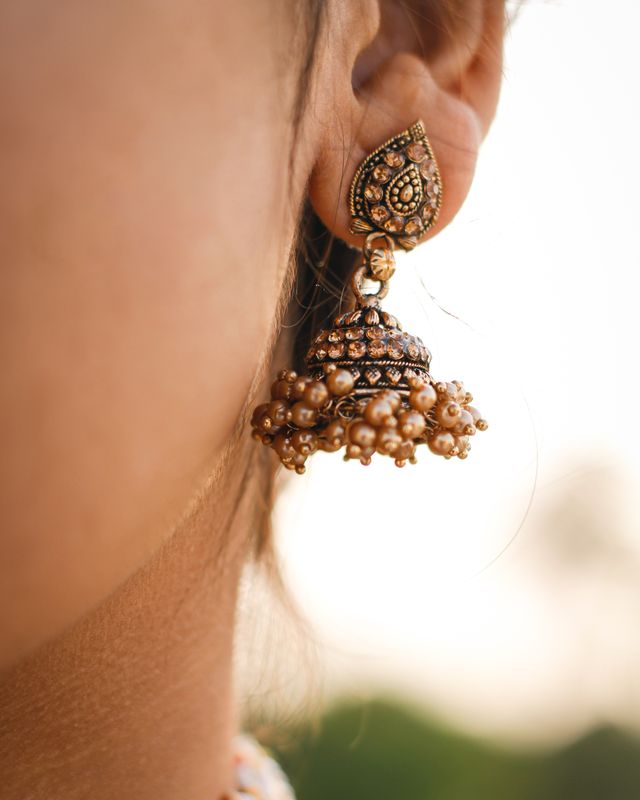 Antique Jhumkas, example style